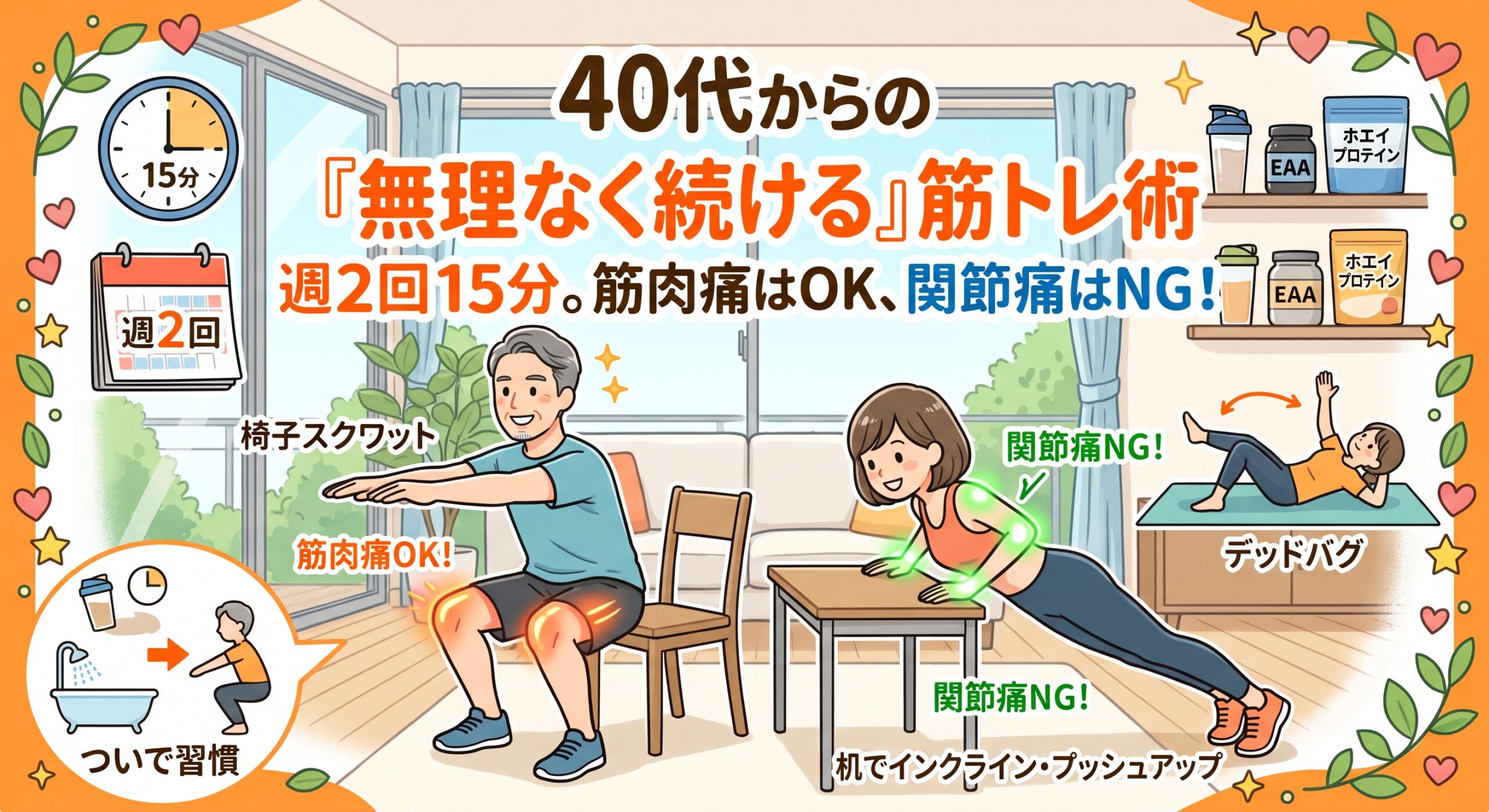 40代　筋トレ